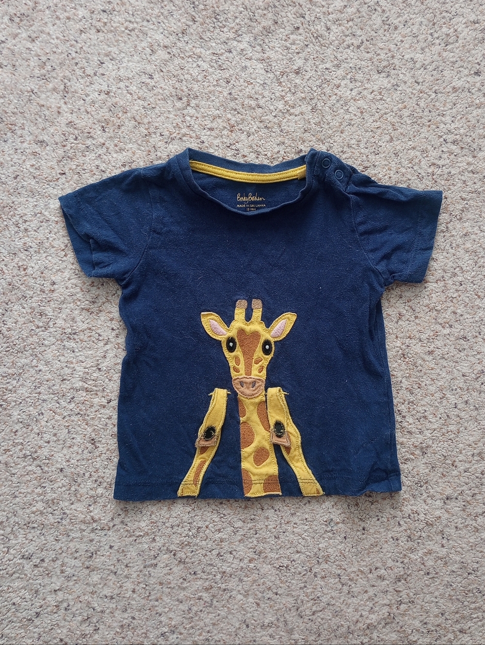 Baby Boden Giraffe Shirt